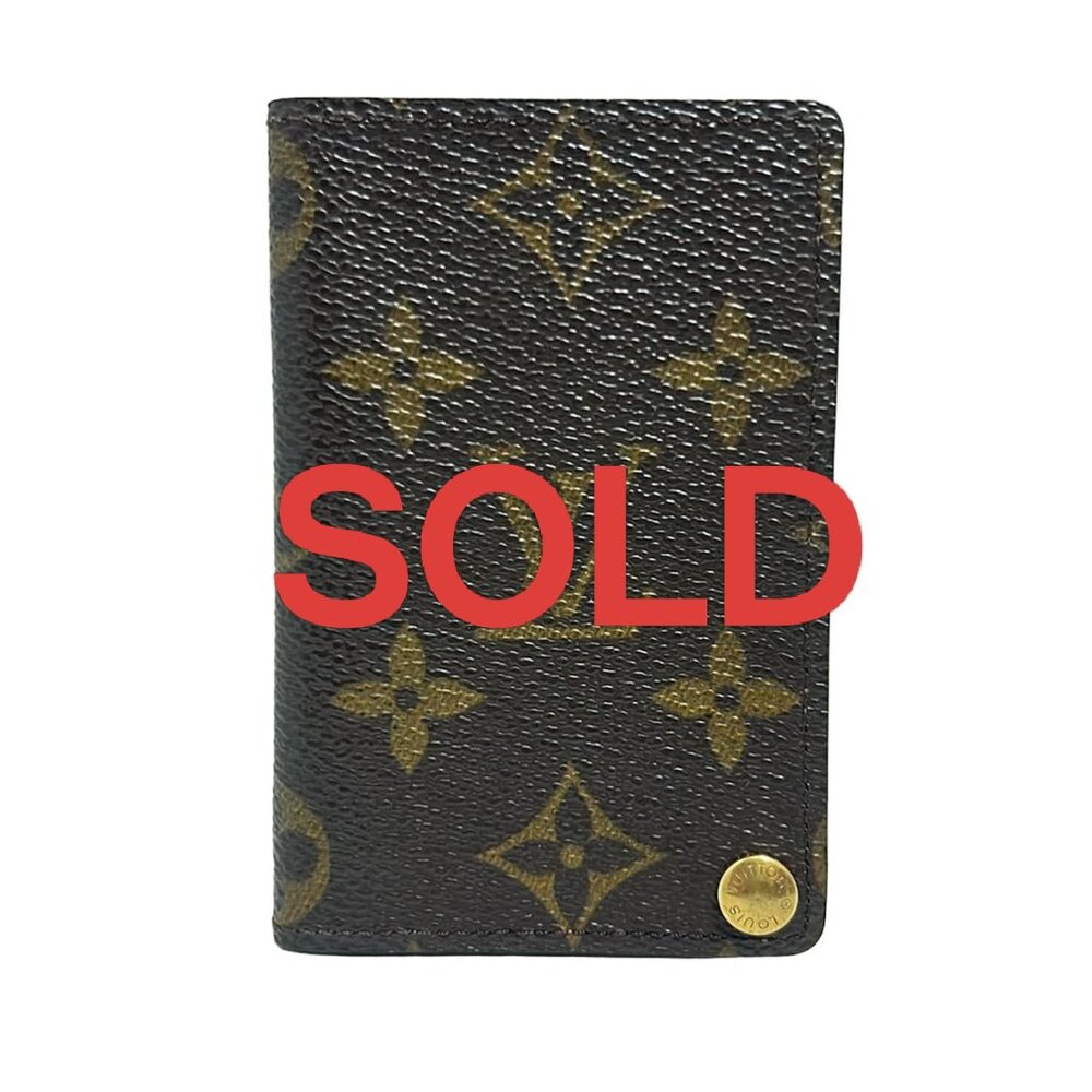 LOUIS VUITTON Porte Cartes Credit Pression Monogram 126-062925